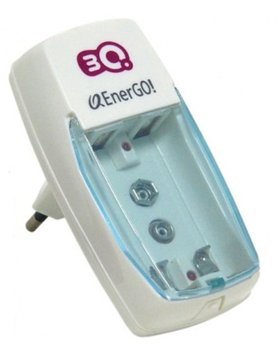 фото Зарядное устройство для аккумуляторов 3Q Q-EnerGO! C23-9 + 2 ААА (900 mAh)
