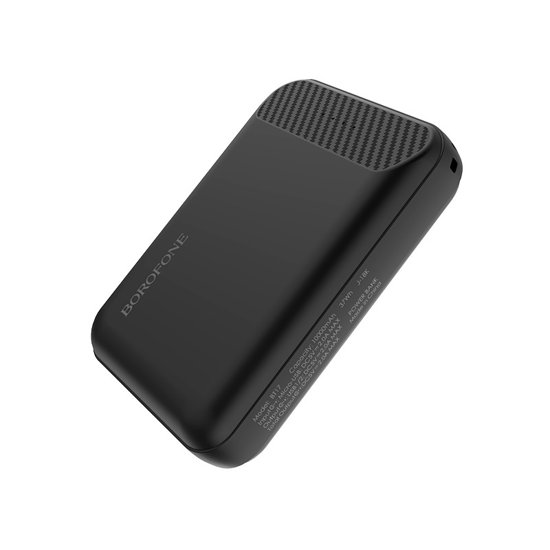 фото Внешний аккумулятор Borofone BT17 RayPower Mini Power Bank 10000mAh Black