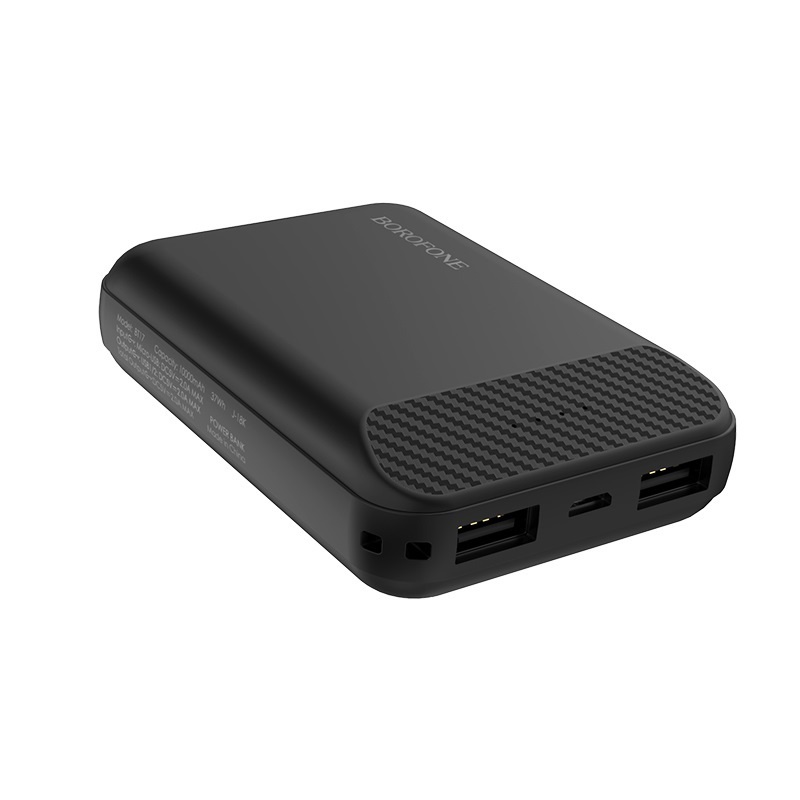 фото Внешний аккумулятор Borofone BT17 RayPower Mini Power Bank 10000mAh Black