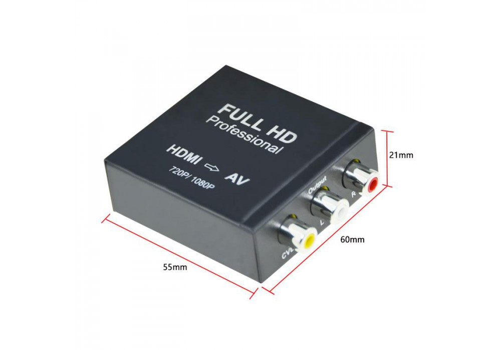 фото Конвертор-переходник из HDMI в AV INVIN DK003KM