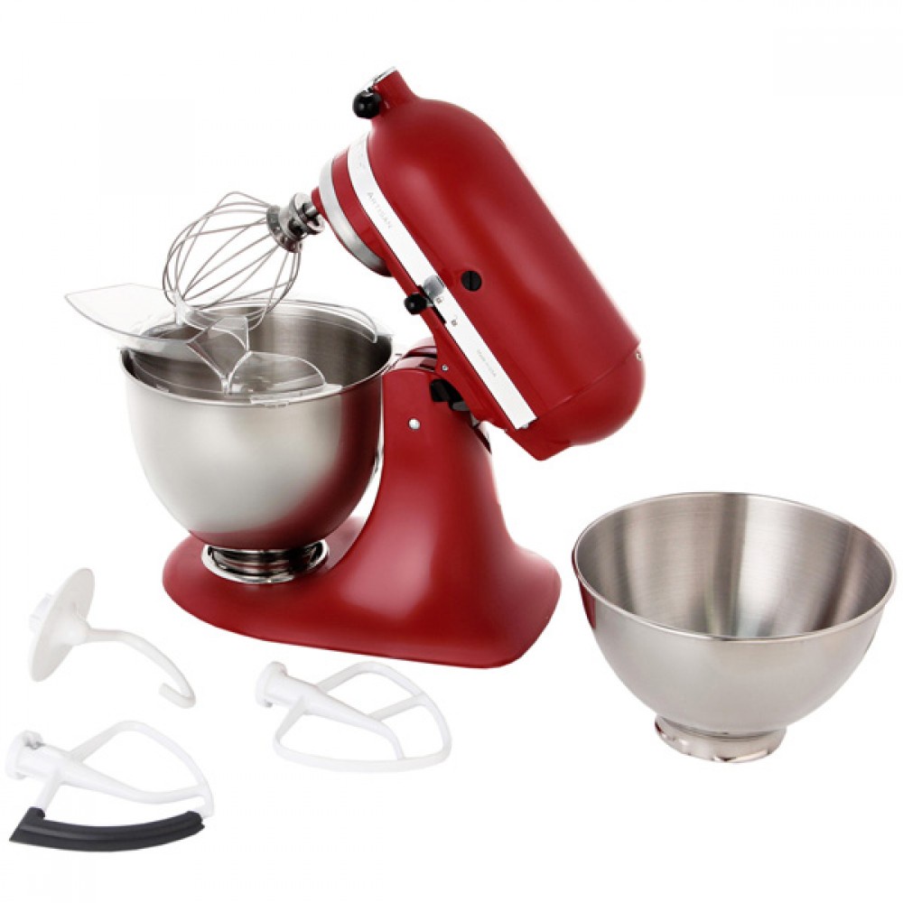 фото Планетарный Миксер KitchenAid ARTISAN 4.8 л, красный, 5KSM175PSEER