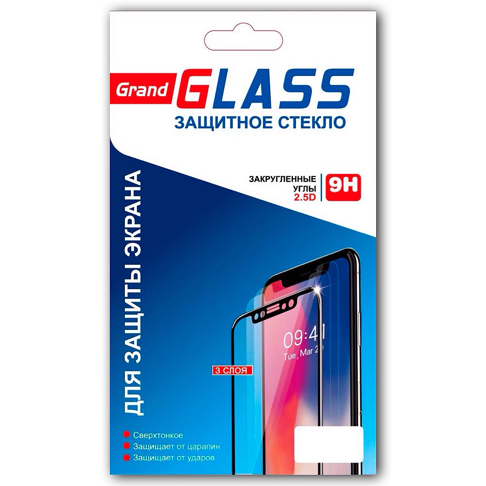 фото Защитное стекло Samsung Galaxy A40s Full Glue черный Grand full glue