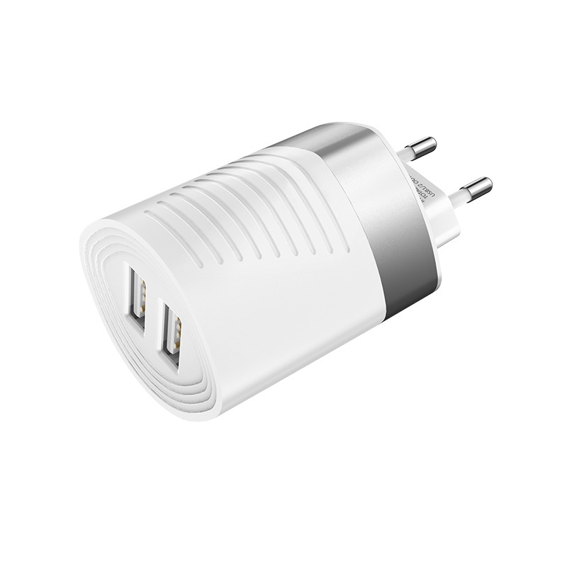 фото Сетевое зарядное устройство Borofone BA26A Mighty dual port charger (EU) White