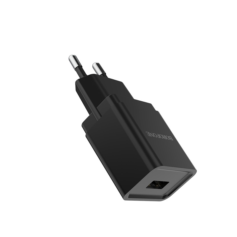 фото Сетевое зарядное устройство Borofone BA19A Nimble single port charger (EU) Black