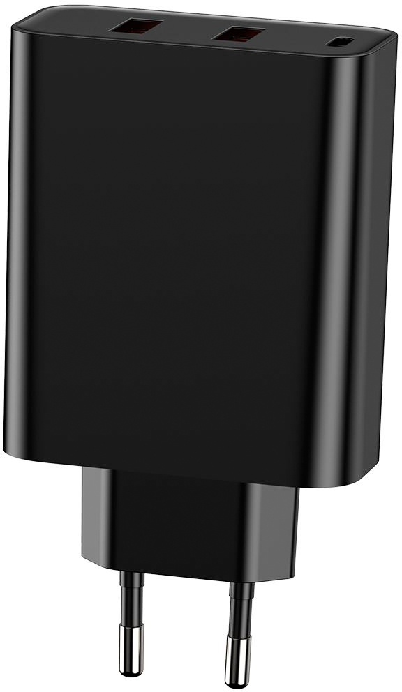 фото Зарядное устройство Baseus PPS three output quick charger(C+U+U)60W EU Black