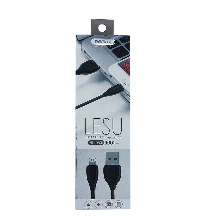 фото Кабель USB Remax Lesu RC-050i, Lightning, 1 м.