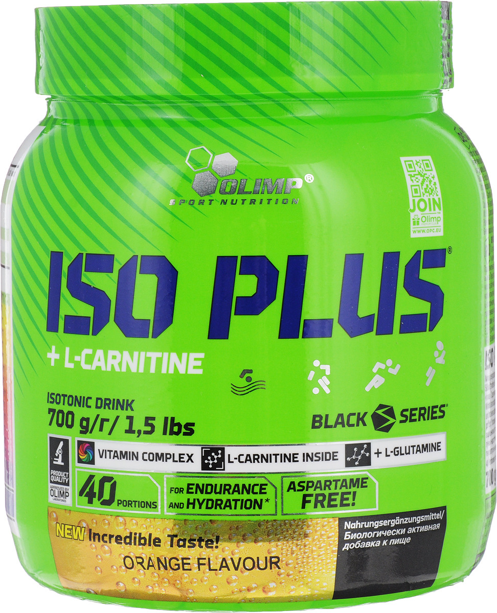 фото Изотонический напиток Olimp Sport Nutrition "Iso Plus Powder", апельсин, 700 г