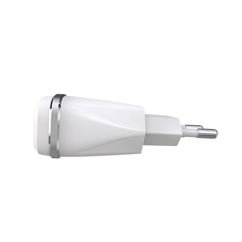 фото Сетевое зарядное устройство Borofone BA1A Joyplug single port USB charger (EU) White