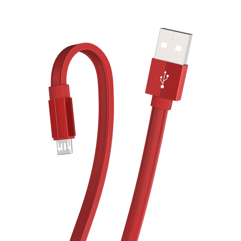 фото Кабель Borofone BU8 Glory charging data cable for Micro-USB Red