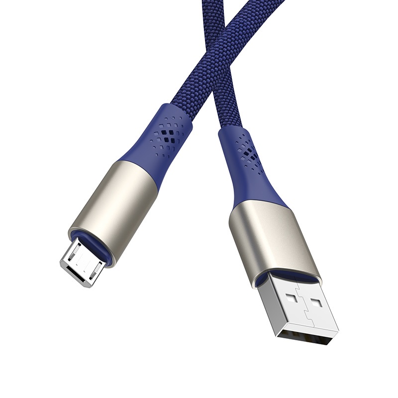 фото Кабель Borofone BU7 Superior charging data cable for Micro-USB Blue