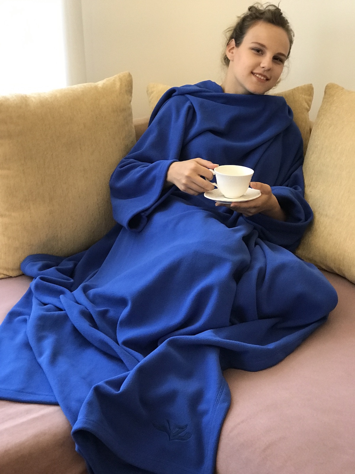 Плед Snuggie синий