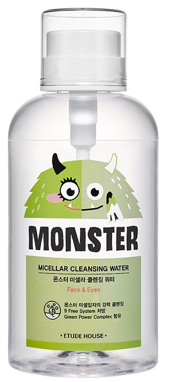 фото Мицеллярная вода Etude House Monster Micellar Cleansing Water Мицеллярная, 300 мл