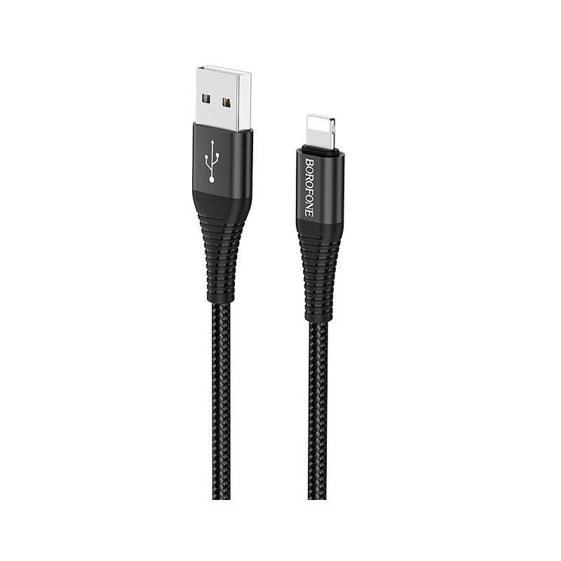 фото Кабель Borofone BX29 Endurant charging data cable for Lightning Black