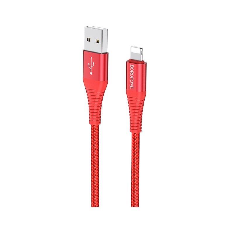 фото Кабель Borofone BX29 Endurant charging data cable for Lightning Red