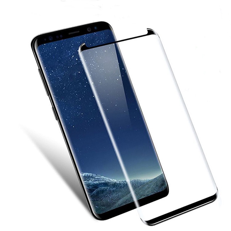 фото Защитное стекло GLASS Protection Full Glue закалённое для Samsung Galaxy S9 Plus, чёрное