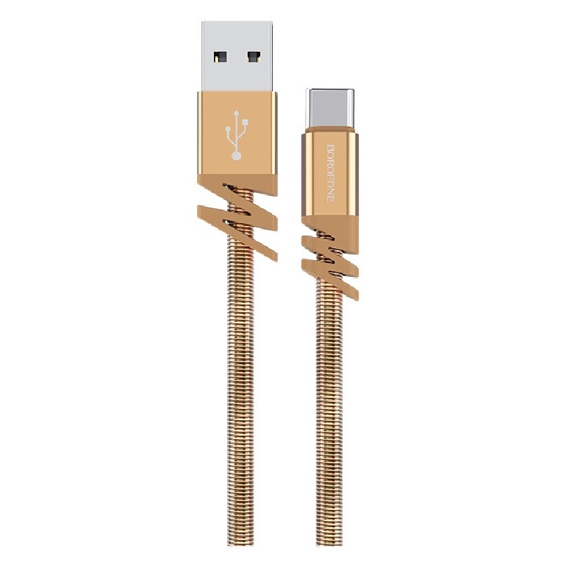 фото Кабель Borofone BX27 Dainty charging data cable for Type-C Gold