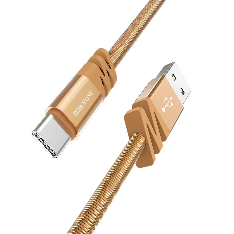 фото Кабель Borofone BX27 Dainty charging data cable for Type-C Gold