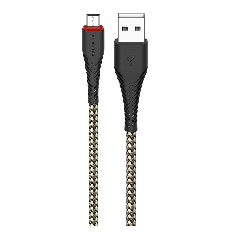 фото Кабель Borofone BX25 Powerful charging data cable for Micro-USB Black