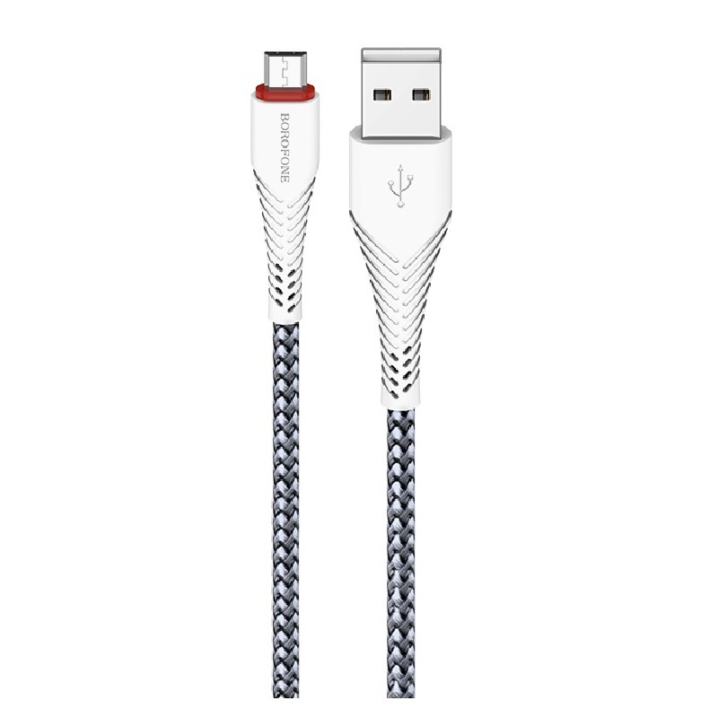 фото Кабель Borofone BX25 Powerful charging data cable for Micro-USB White