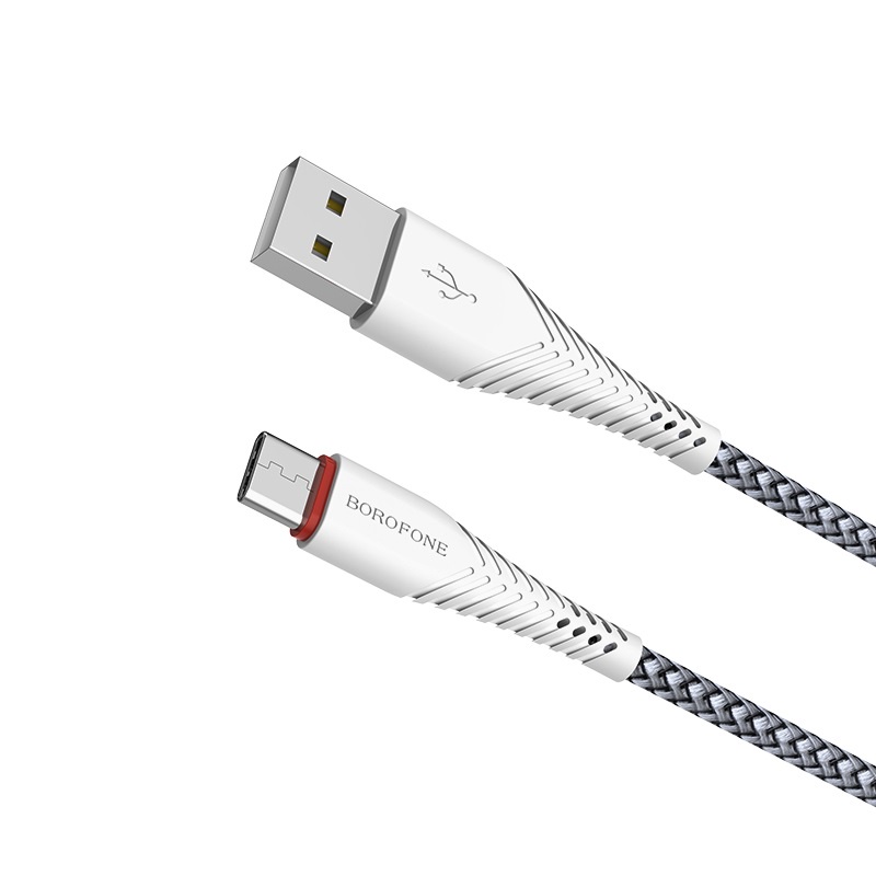 фото Кабель Borofone BX25 Powerful charging data cable for Type-C White