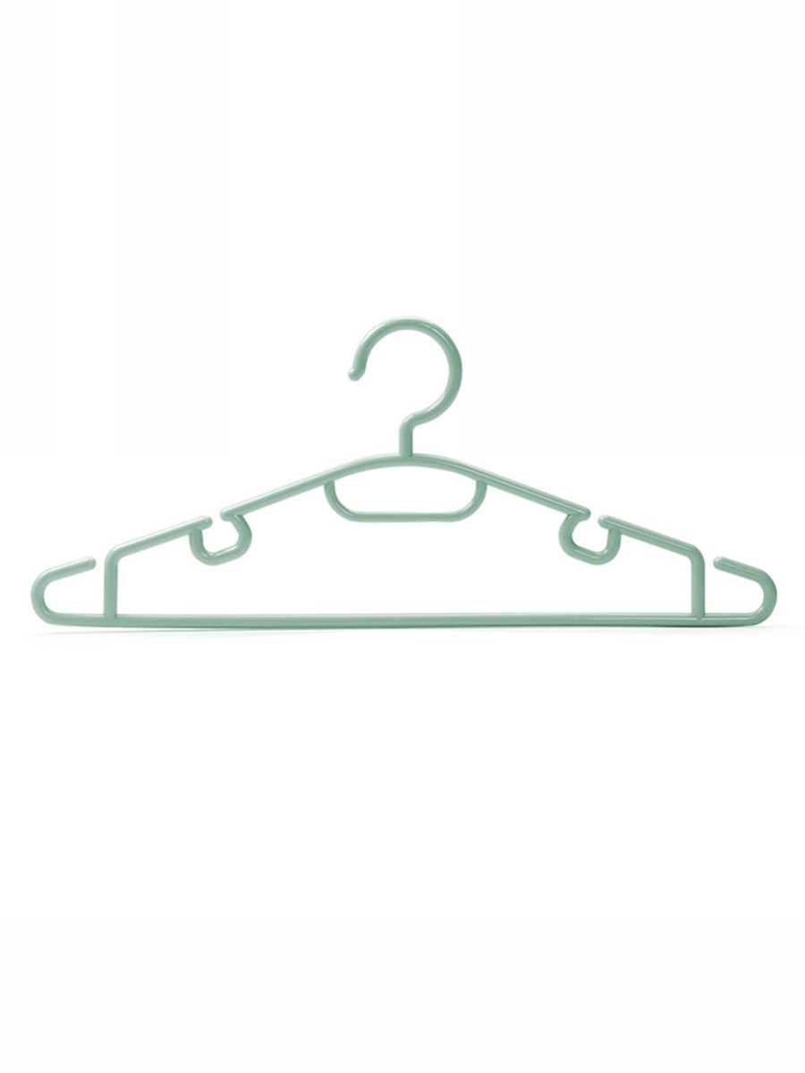 фото Набор вешалок для одежды 5 штук зеленый YJ24-17 Удачная покупка