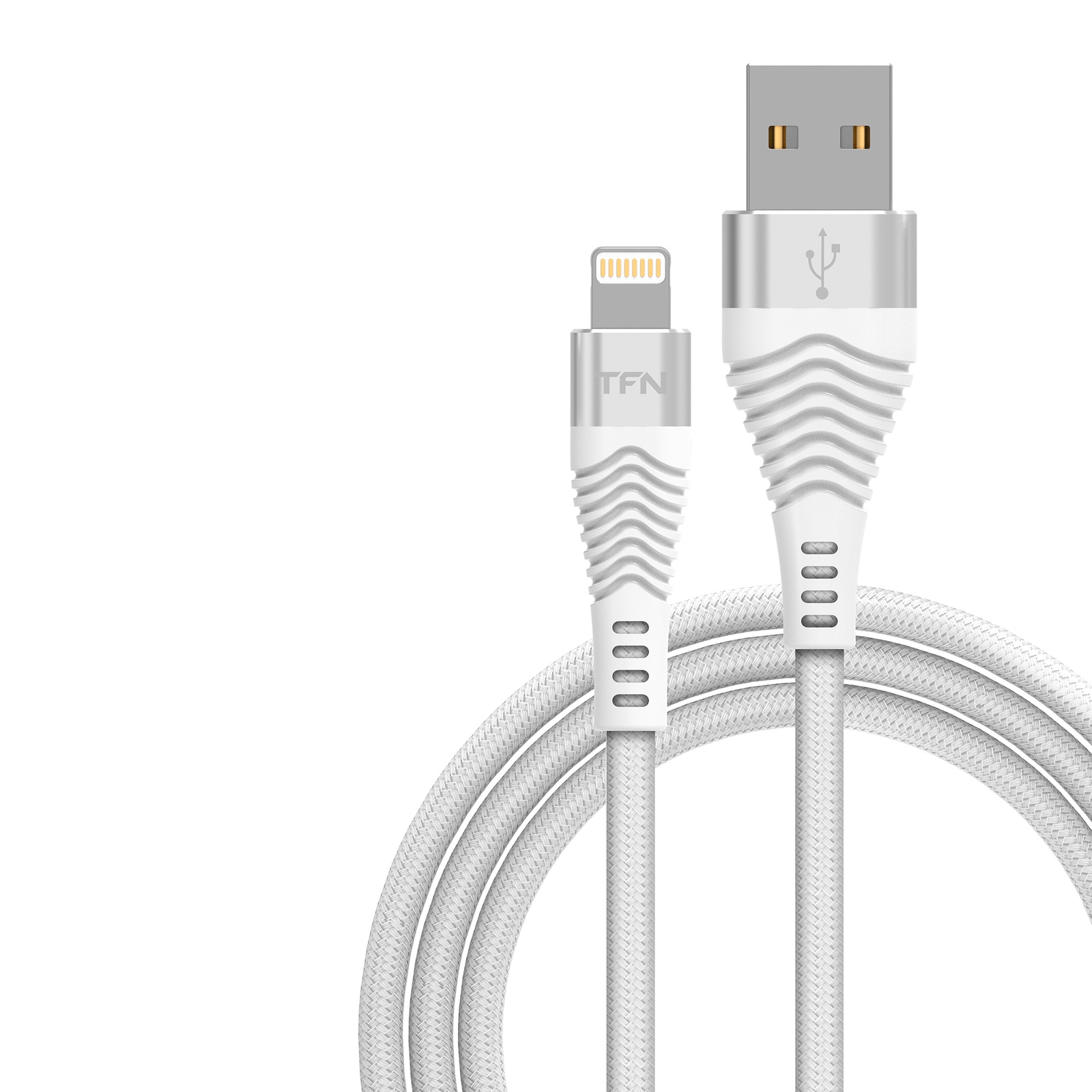 фото Кабель TFN USB-Apple Lightning 2.4A 1.0 m White