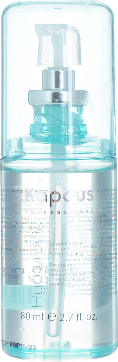фото Флюид для волос Kapous Professional Hyaluronic Acid, для секущихся кончиков, с гиалуроновой кислотой, 80 мл