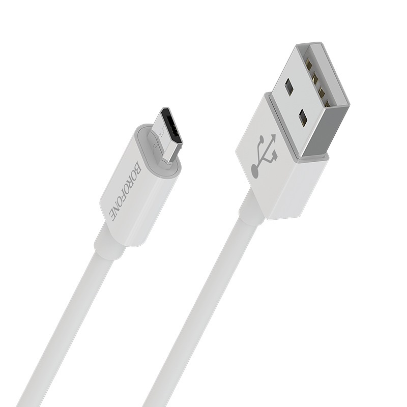 фото Кабель Borofone BX22 Bloom charging data cable for Micro-USB White