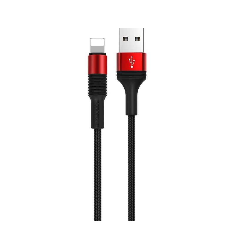 фото Кабель Borofone BX21 Outstanding charging data cable for Lightning Red