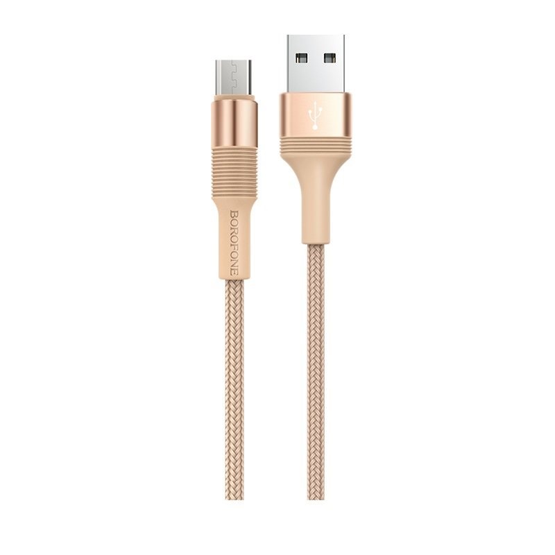 фото Кабель Borofone BX21 Outstanding charging data cable for Micro-USB Gold