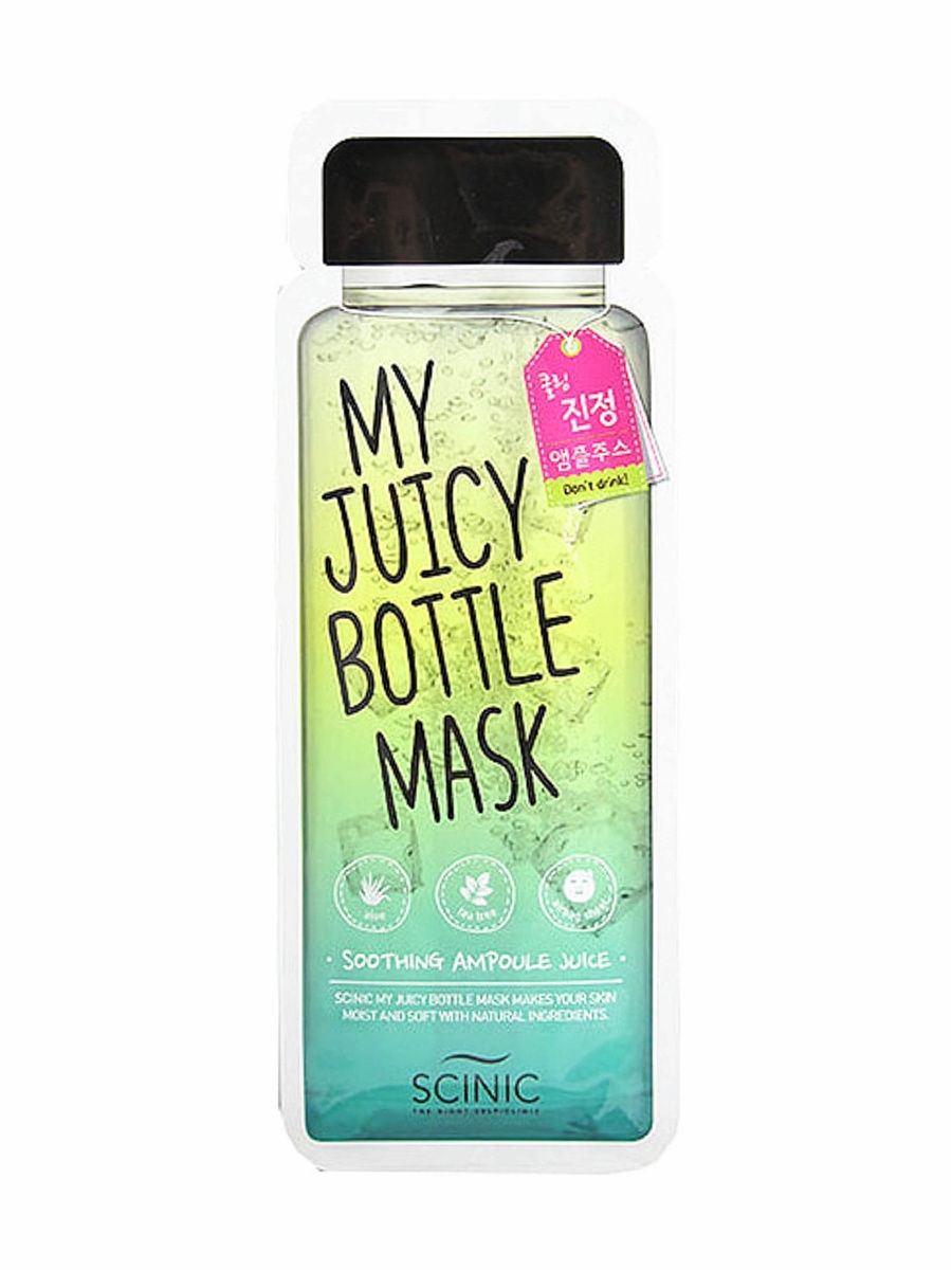 фото Маска против воспалений на лице Scinic My Juicy Bottle Mask Soothing ampoule juice, 20ml