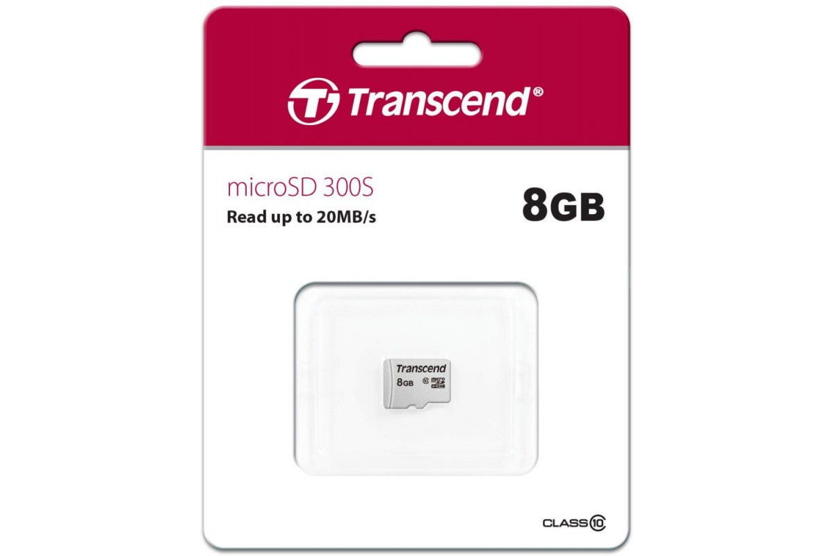 фото Карта памяти MicroSD 8GB Transcend 300S Class 10 без адаптера