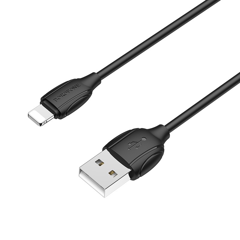 фото Кабель Borofone BX19 Benefit charging data cable for Lightning Black