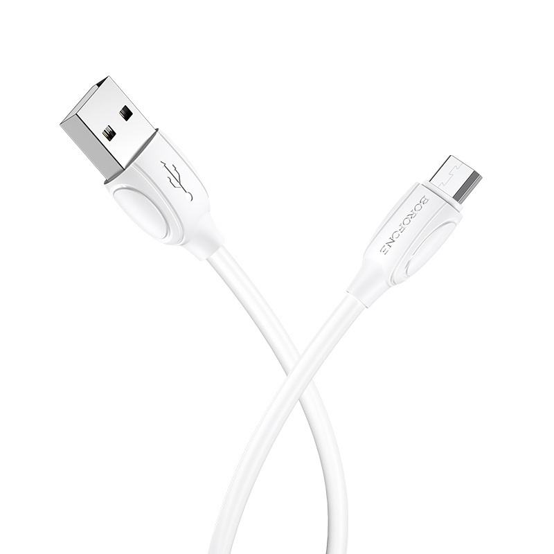 фото Кабель Borofone BX19 Benefit charging data cable for Micro-USB White