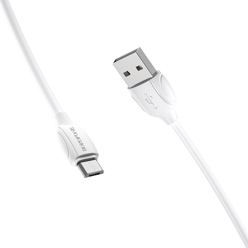 фото Кабель Borofone BX19 Benefit charging data cable for Micro-USB White