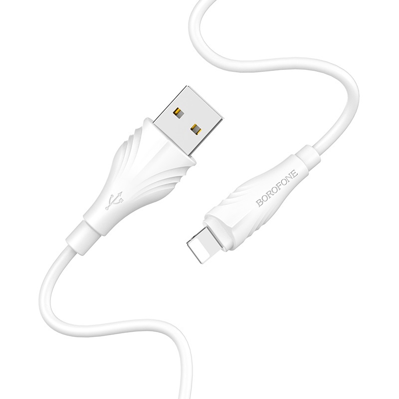 фото Кабель Borofone BX18 Optimal charging data cable for Lightning 1m White