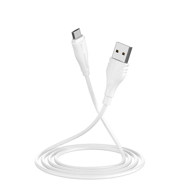 фото Кабель Borofone BX18 Optimal charging data cable for Micro-USB 1m White