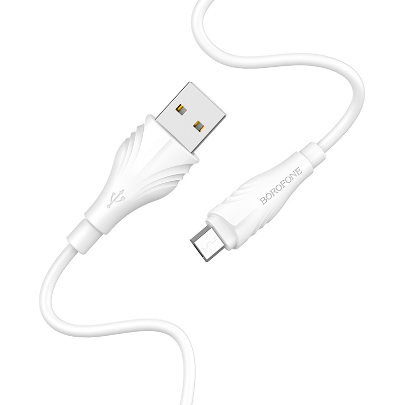 фото Кабель Borofone BX18 Optimal charging data cable for Micro-USB 1m White