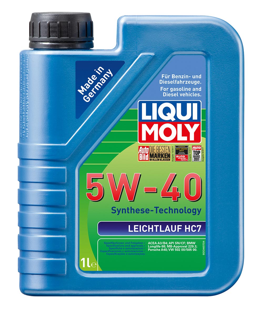 фото Масло моторное синтетическое Leichtlauf HC 7 5W-40 (1 литр) Liqui moly