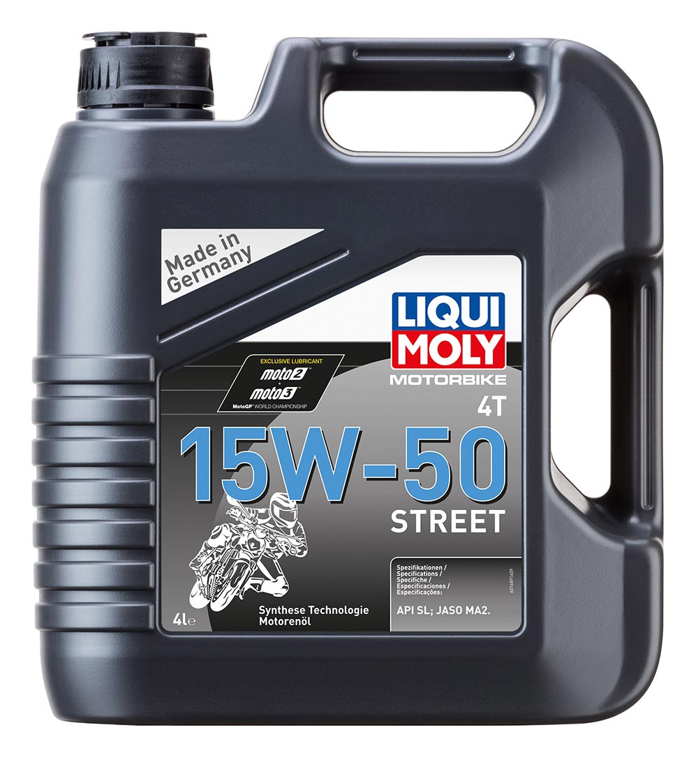 фото Масло моторное синт. Motorbike 4T Street 15W-50 (4л) пластик Liqui moly