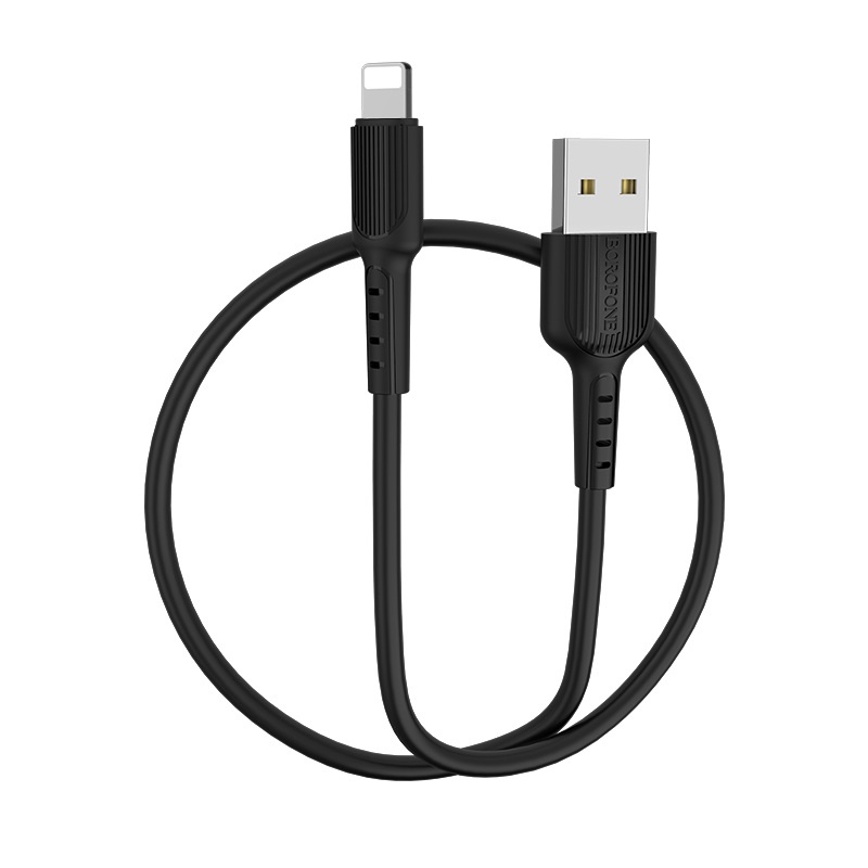 фото Кабель Borofone BX16 Easy charging cable for Lightning Black