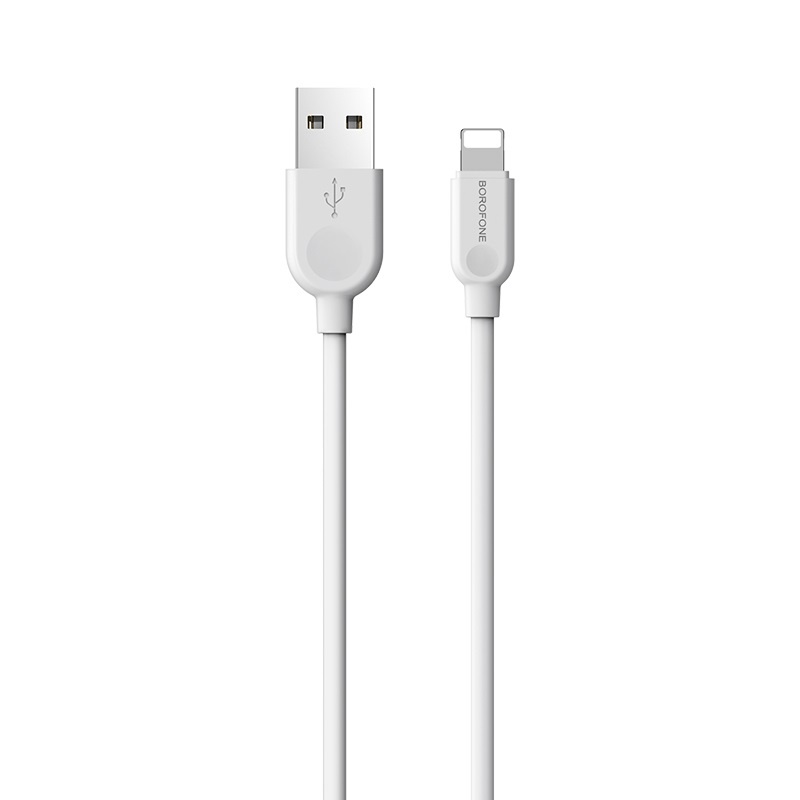 фото Кабель Borofone BX14 LinkJet USB Cable Lightning 1m White