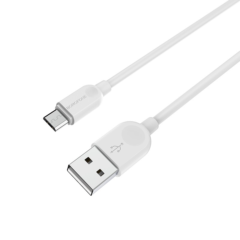 фото Кабель Borofone BX14 LinkJet USB Cable Micro-USB 1m White