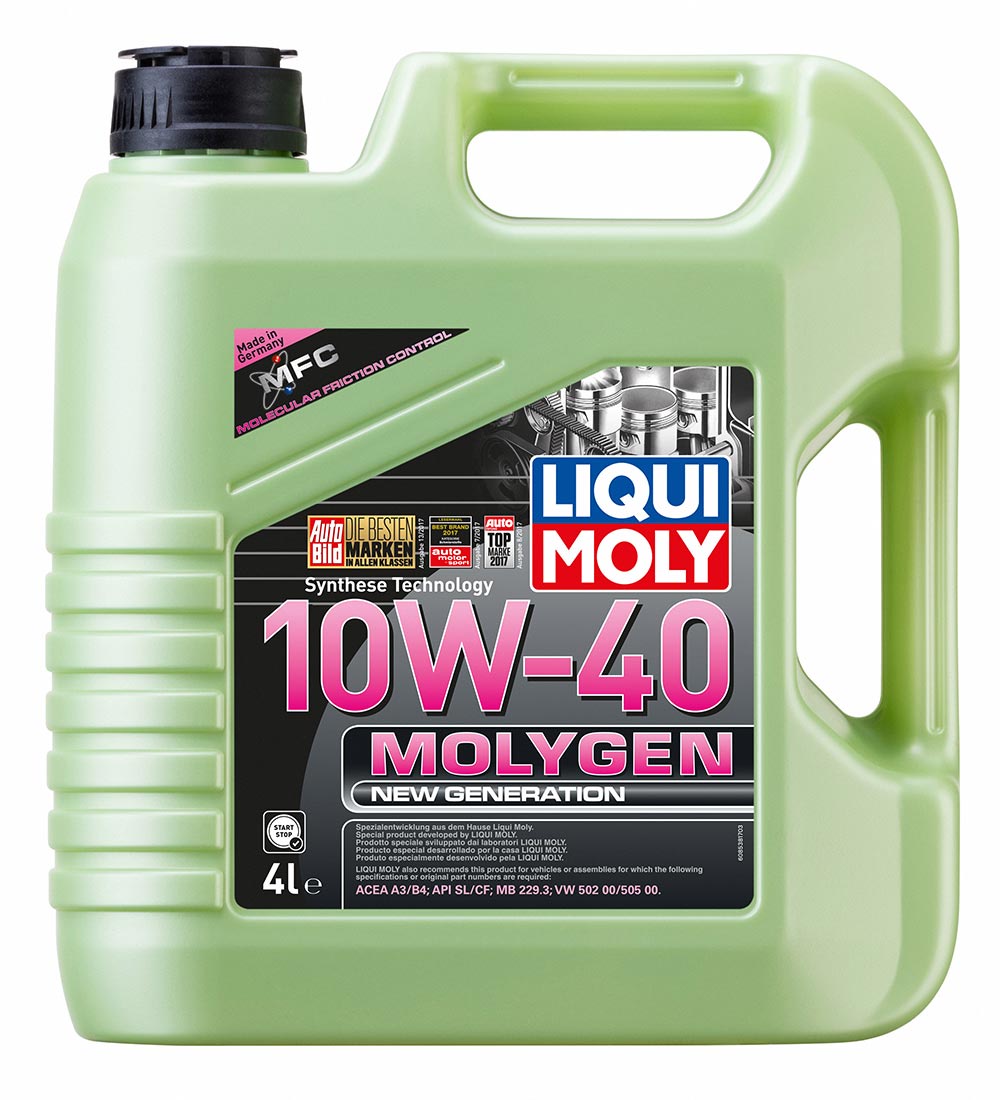 фото Масло моторное полусинт. Molygen New Generation 10W-40 (4л) Liqui moly