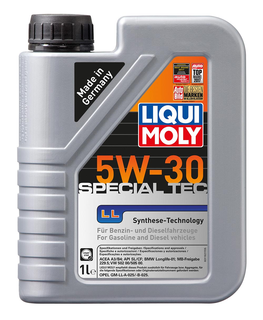 фото Масло моторное синт. Special Tec LL 5W-30 (1л) Liqui moly