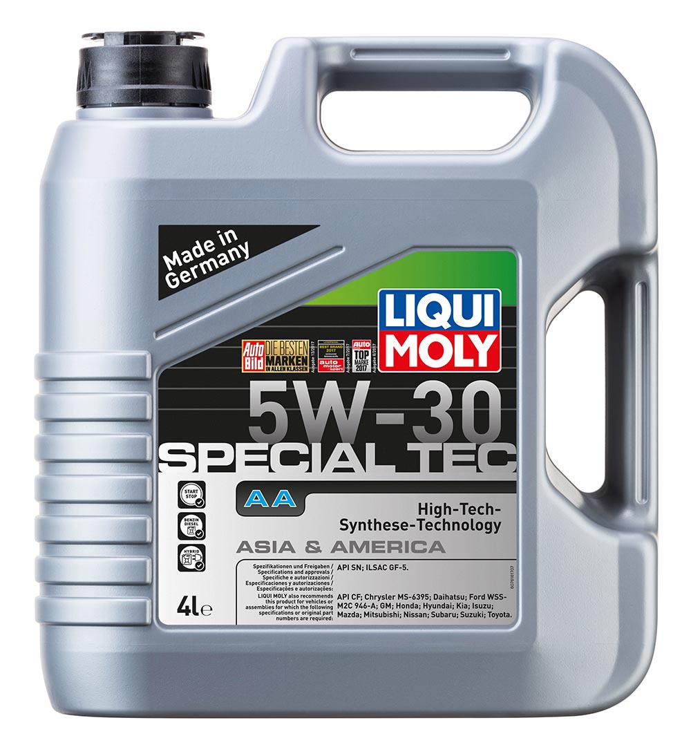 фото Масло моторное синт. Special Tec AA 5W-30 (4л) пластик Liqui moly