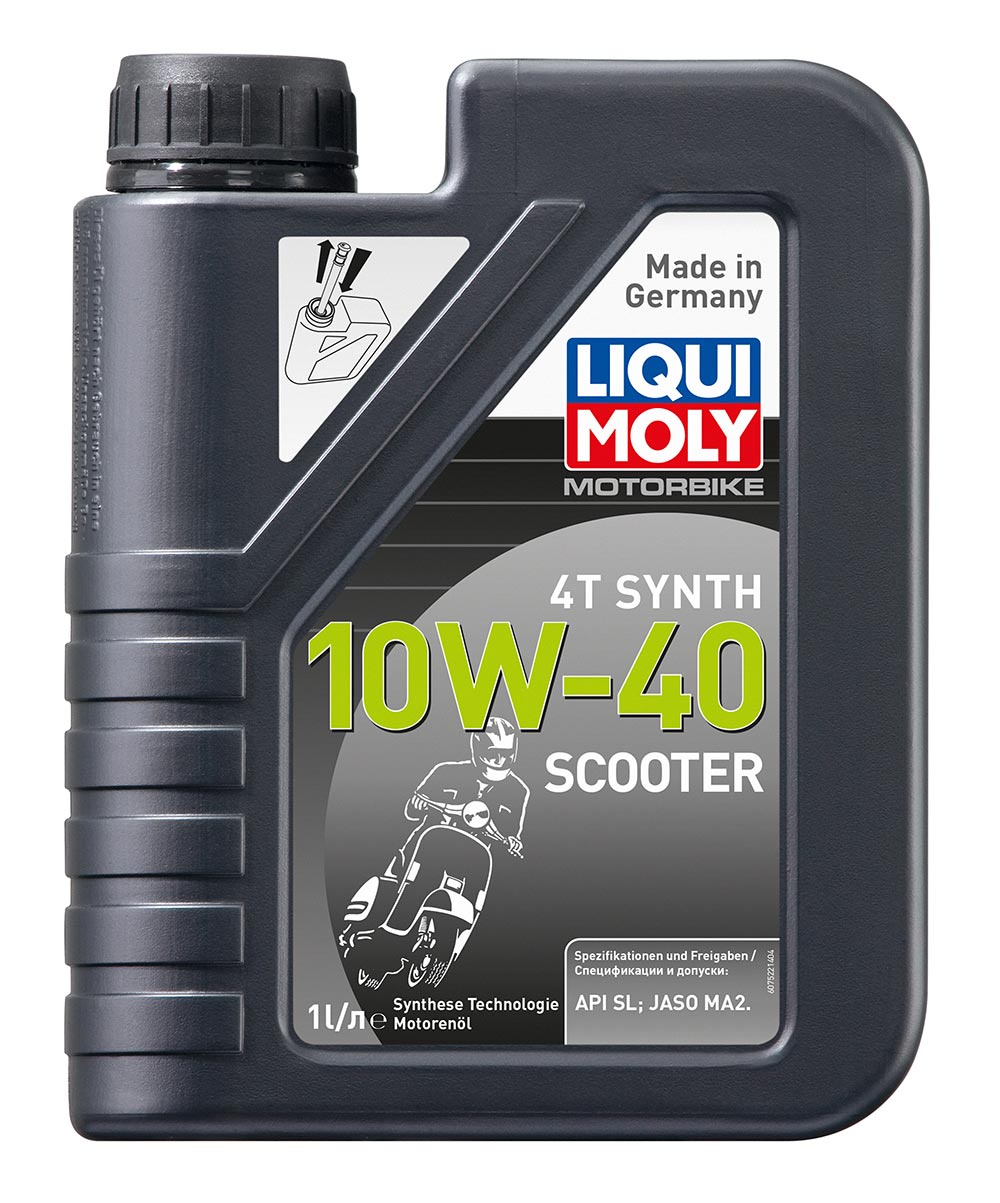 фото Масло моторное синт. Scooter Motoroil Synth 4T 10W-40 (1л) Liqui moly