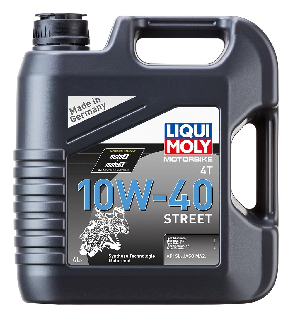 фото Масло моторное синт. Motorbike 4T Street 10W-40 (4л) пластик Liqui moly