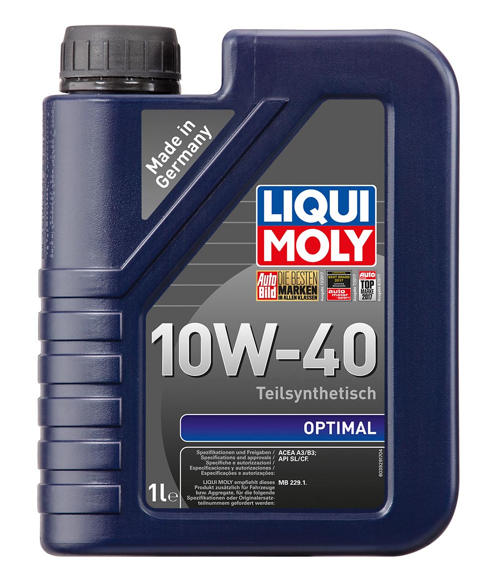 фото Масло моторное полусинт. Optimal 10W-40 (1л) Liqui moly