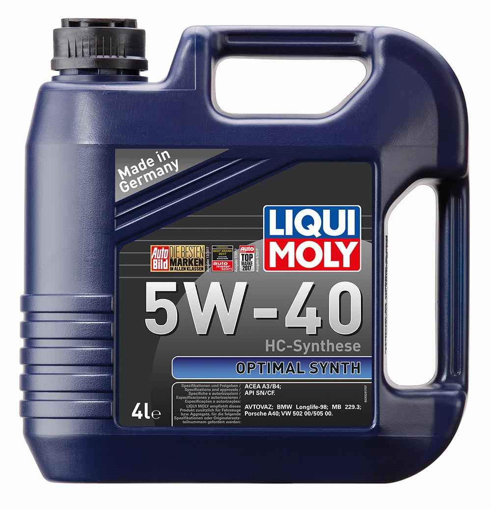 фото Масло моторное синт. Optimal Synth 5W-40 (4л) Liqui moly